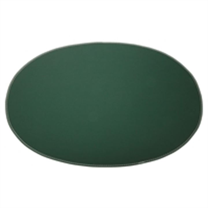 Placemats Læder Oval Grøn 1 stk. 35x48cm <!--@Ecom:Product.DefaultVariantComboName-->