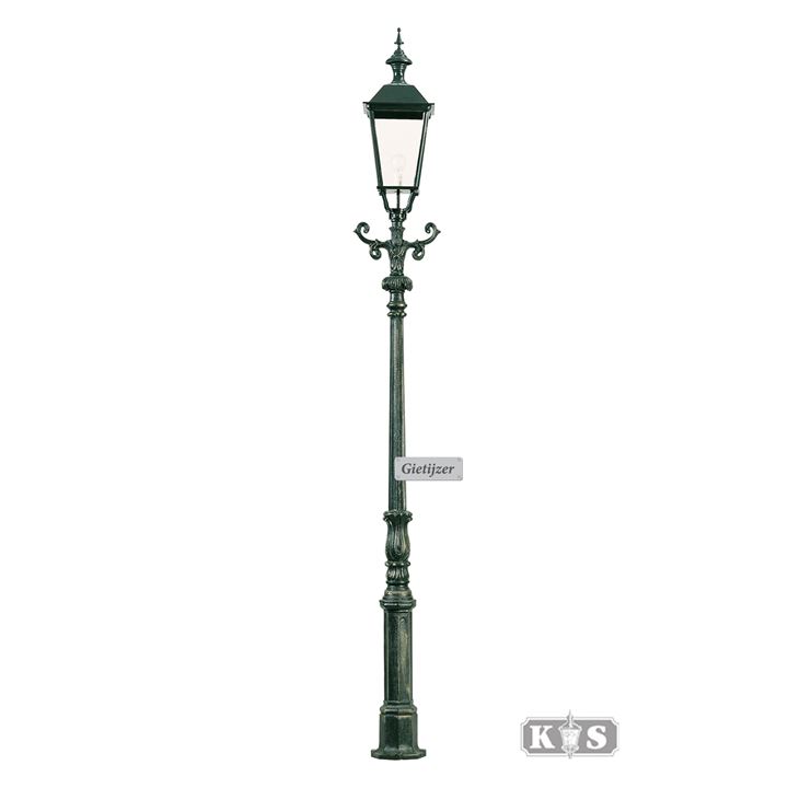 Alkmaar støbejern standerlampe, m/K5, 350 cm Standard (Mørkegrøn)