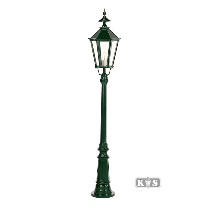 Dublin standerlampe, m/ K7b, 166 cm Standard (Mørkegrøn)