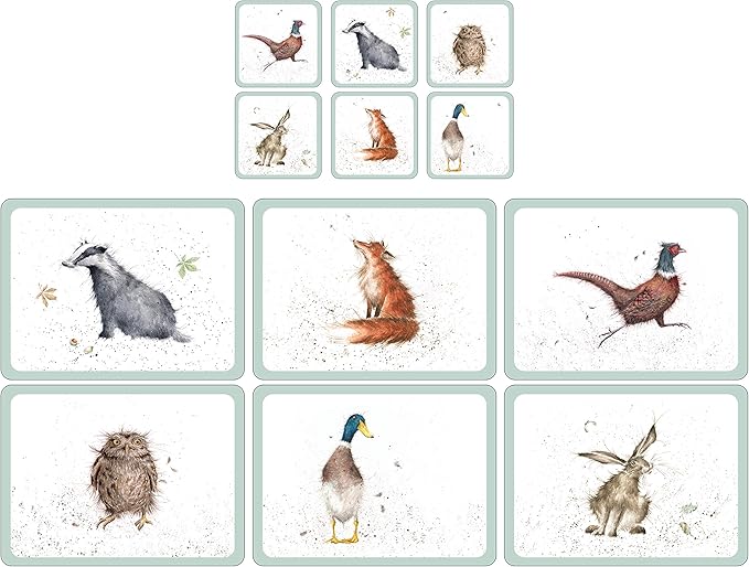 Placemats ´Wrendale´ Mellem 30*23 cm, 6 stk. i æske