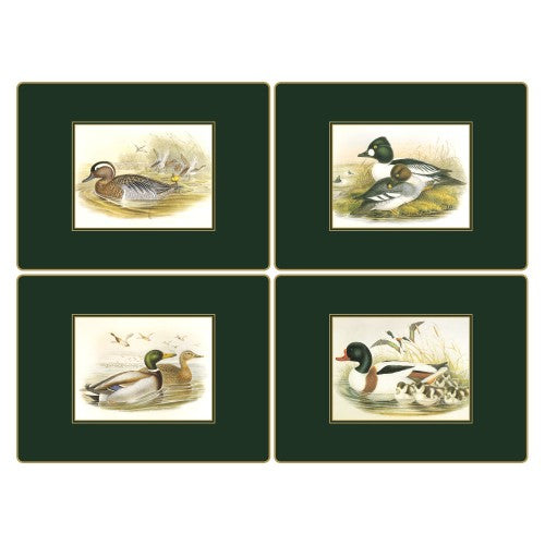 Placemats ´Gould Ducks´ Large 4 stk. i æske.