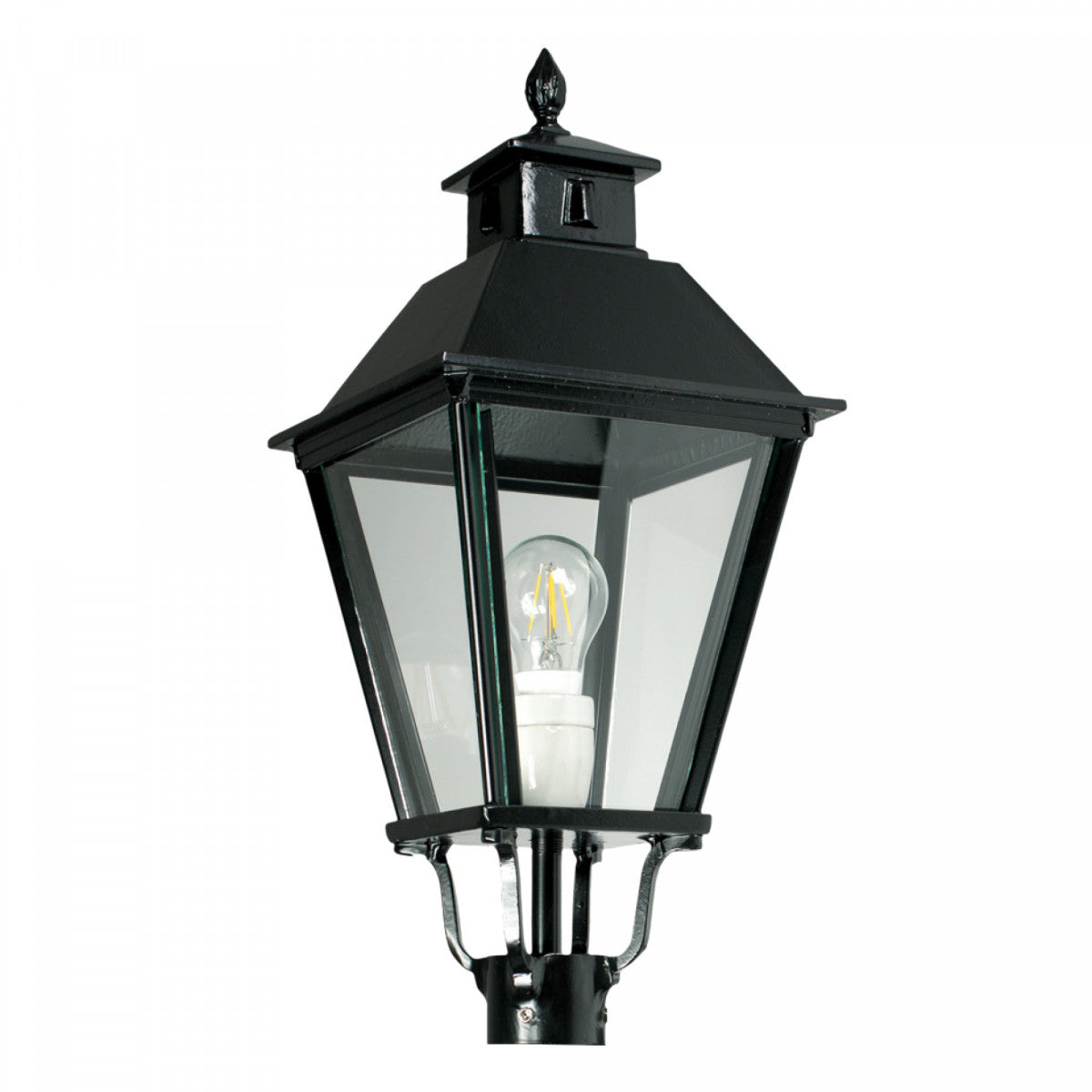 K 9, løs lampe, firkantet m/ speciel top hjd 80 cm