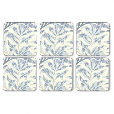 Coasters ´Willow Bough Blue´ 10,5 x 10,5 - 6 stk. i æske