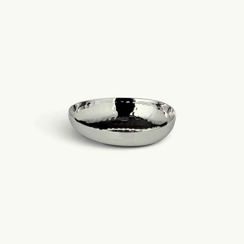 Skål Henrietta hamret stål L. 11,5 cm