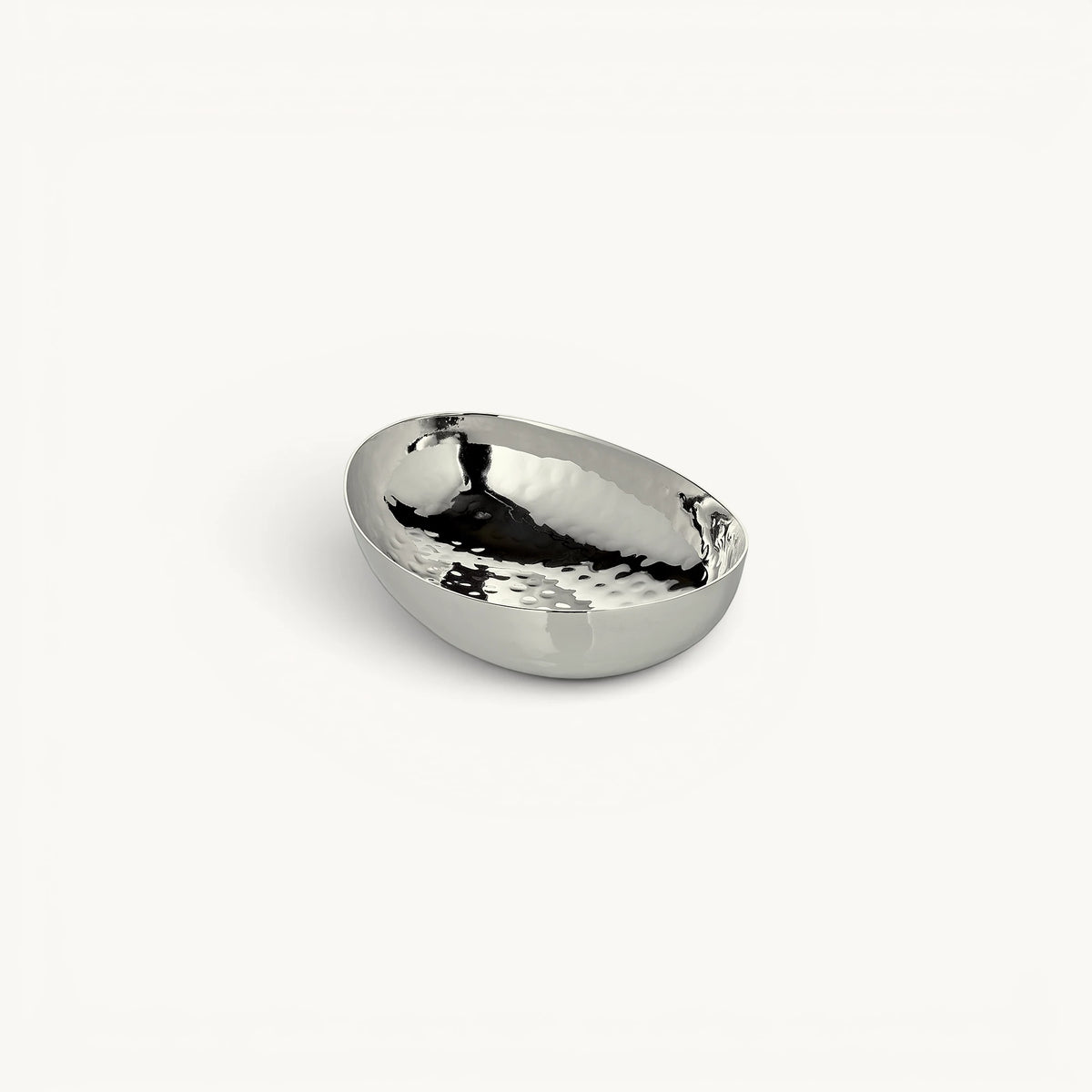 Skål Henrietta hamret stål L. 11,5 cm