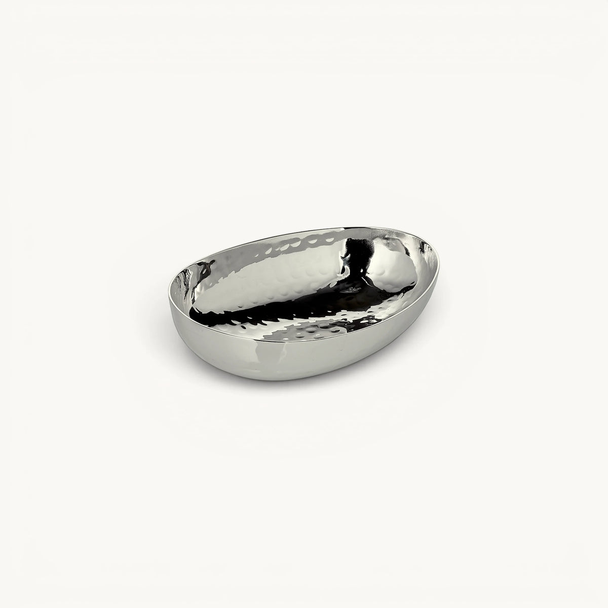 Skål Henrietta hamret stål L. 11,5 cm