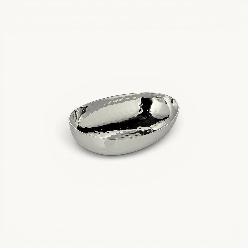 Skål Henrietta hamret stål L. 11,5 cm