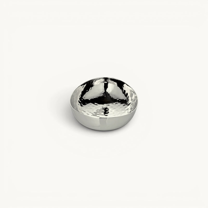 Skål Henrietta hamret stål L. 11,5 cm
