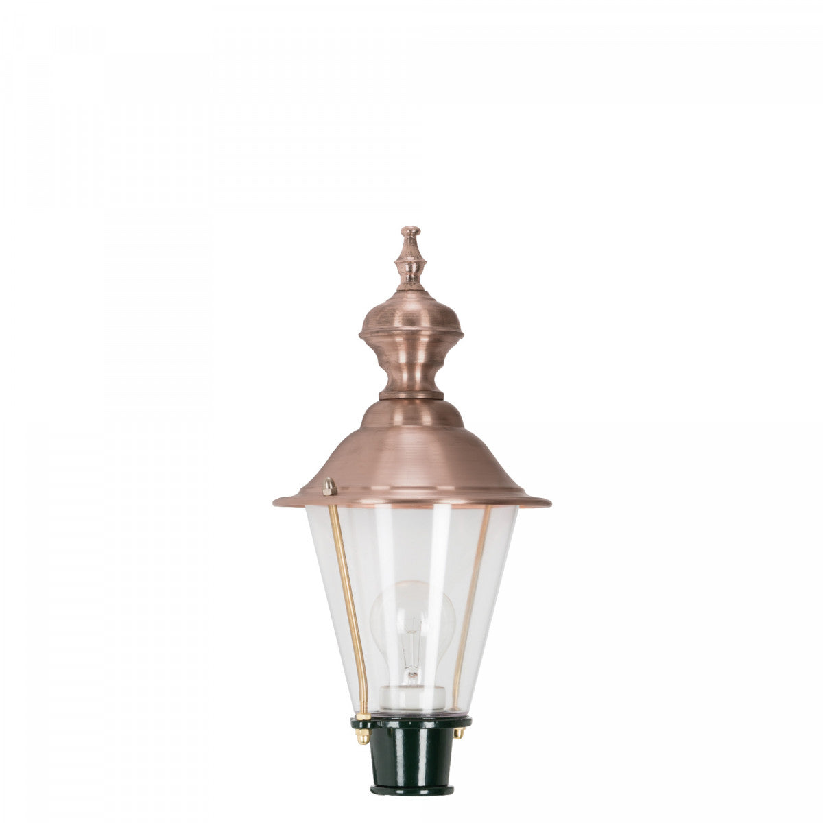 M 29 Løs lampe m/ kobbertop, rund 39 cm