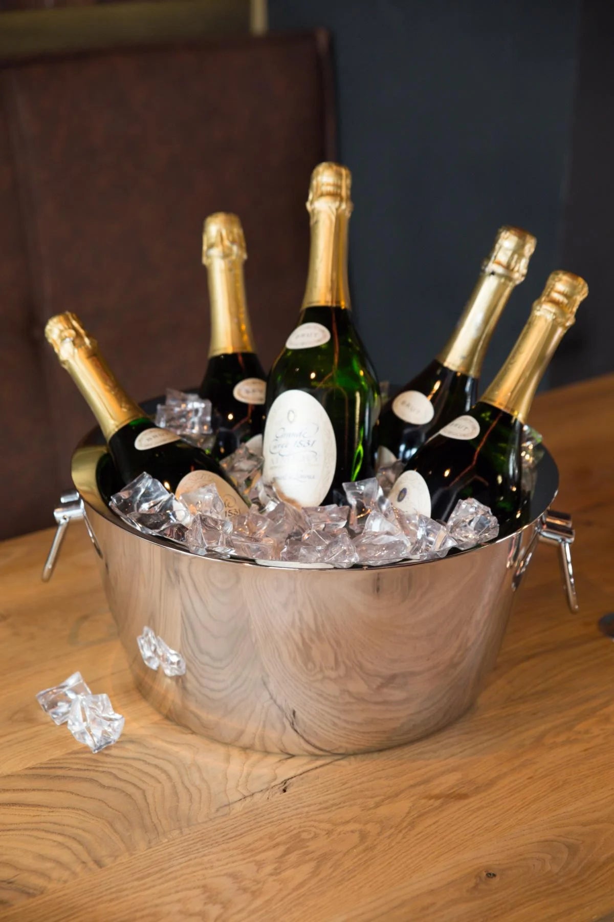 Vinkøler / Champagnekøler Stor m/ håndtag Ø 38 cm