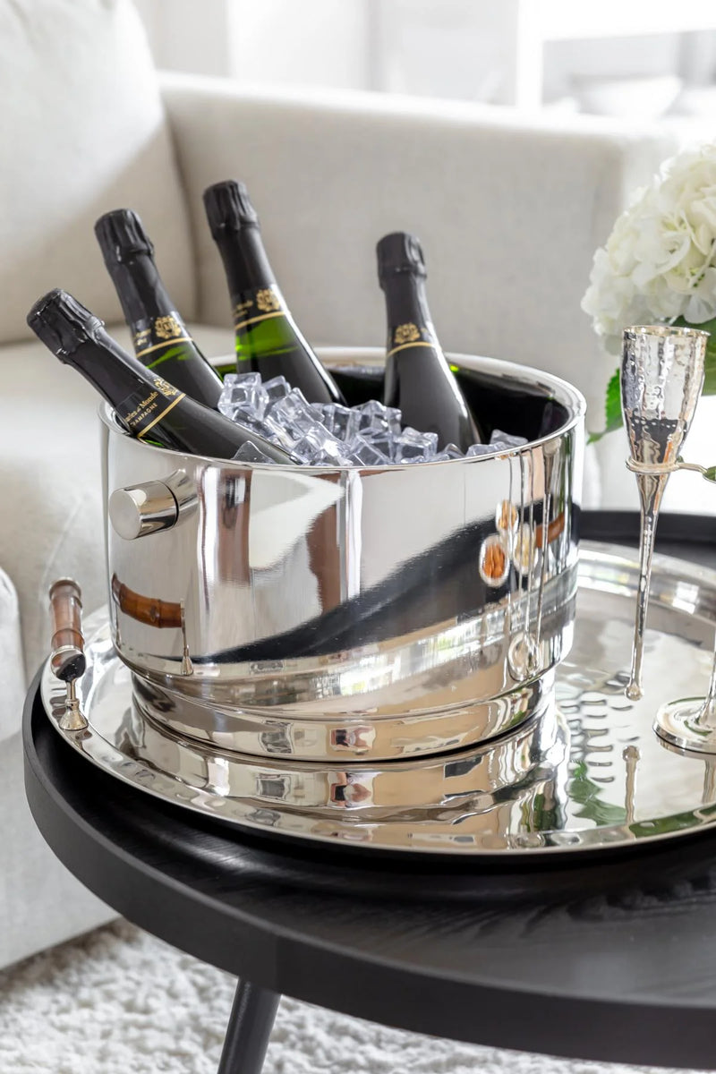 Vinkøler / Champagnekøler Rayo poleret stål Ø 32 cm
