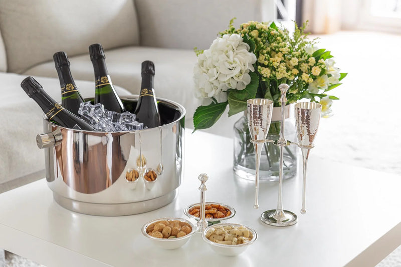 Vinkøler / Champagnekøler Rayo poleret stål Ø 32 cm