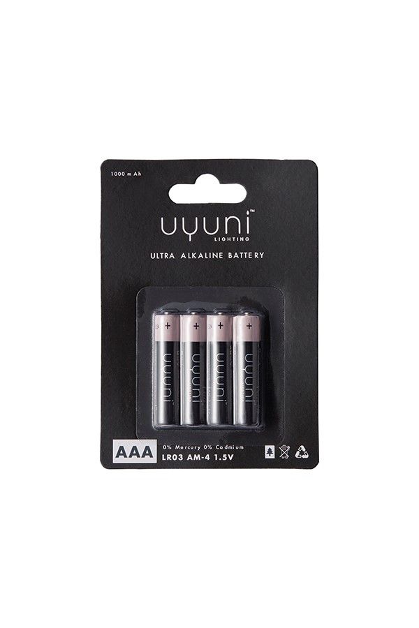 AAA Batterier fra UYUNI lighting 4 pk.