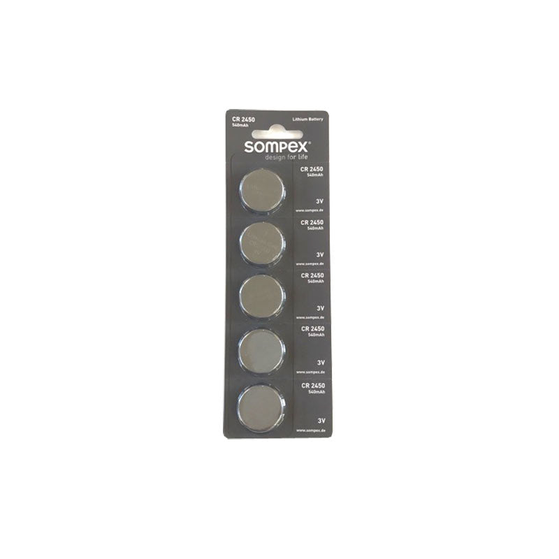 CR2450 litiumbatterier fra UYUNI lighting 5 pk.