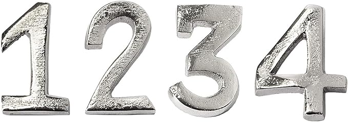 Candlepin advent s/4 tal i æske hjd.4 cm i nikkel
