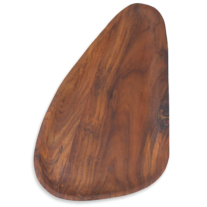 Bakke Triangle 42 x 26 cm mørkt Sheesham wood