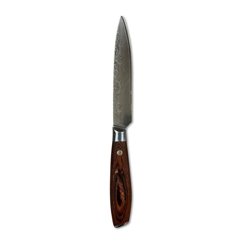 Urtekniv / Utility knife m/ pakkatræ skaft 13 cm