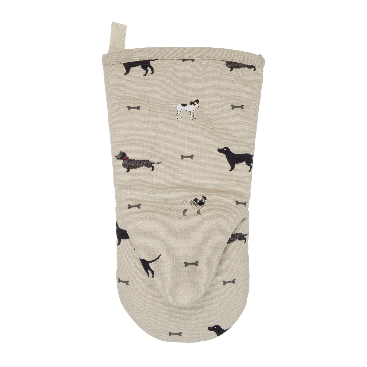 Grillhandske med hundemotiver - one size Sophie Allport