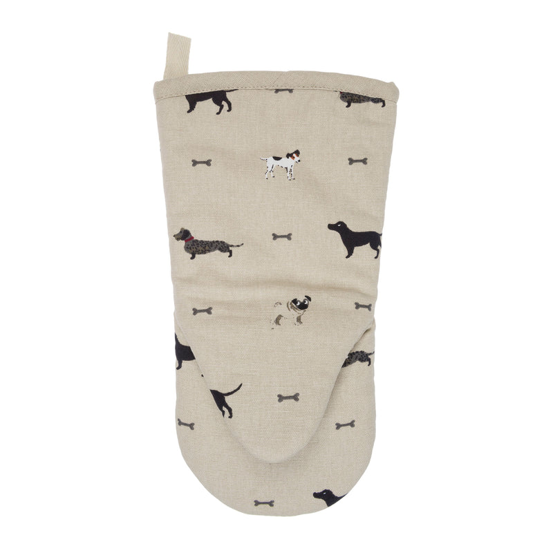 Grillhandske med hundemotiver - one size Sophie Allport