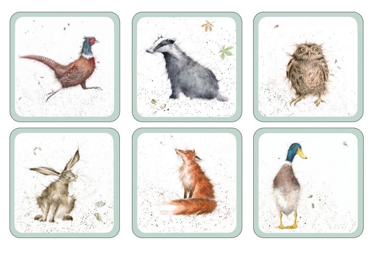 Coasters ´Wrendale´ 10,5 x 10,5 - 6 stk. i æske