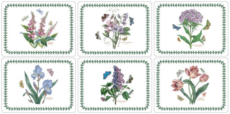 Placemats ´Botanic Garden´ Mellem 30*23 cm, 6 stk. i æske