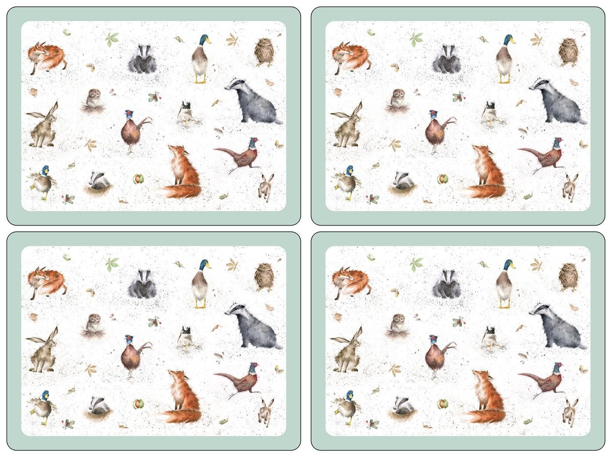 Placemats ´Wrendale´ Large 4 stk. i æske