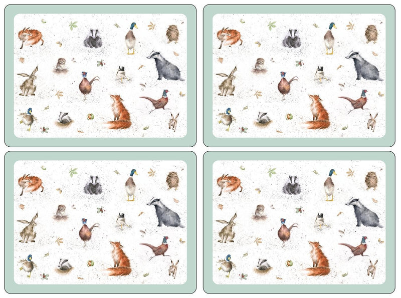 Placemats ´Wrendale´ Large 4 stk. i æske