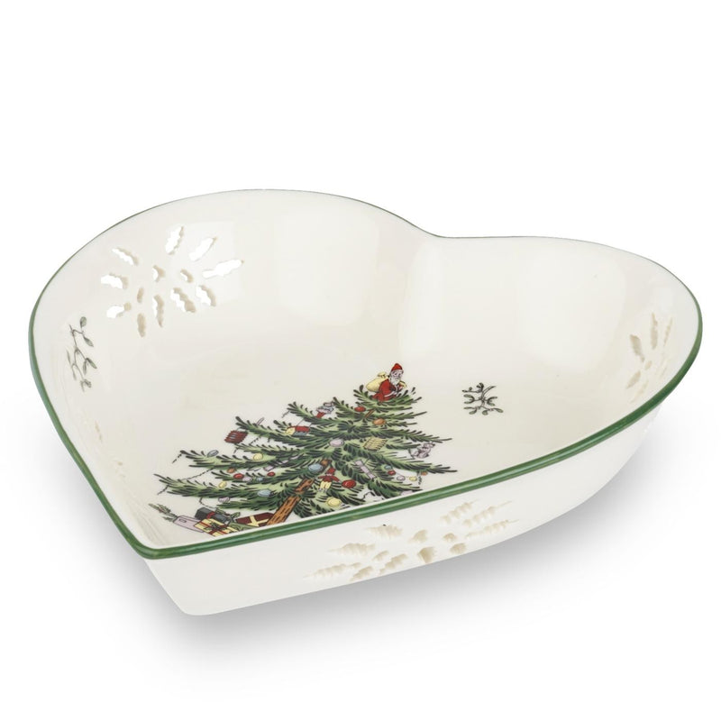 Skål - Hjerteformet med hulkant 18 cm