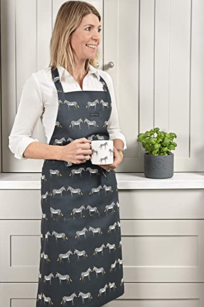 Forklæde med Zebra motiver Sophie Allport i bomuld