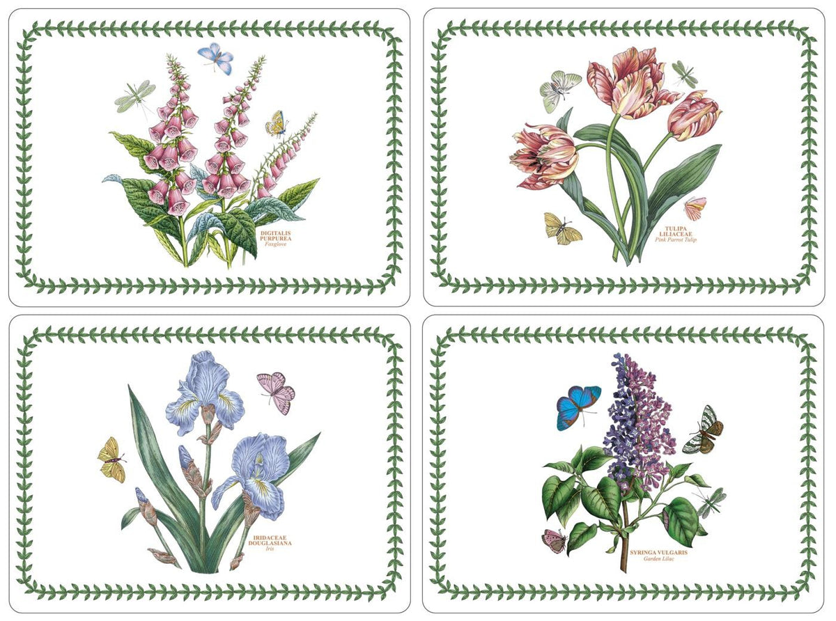 Placemats ´Botanic Garden´ Large 4 stk. i æske
