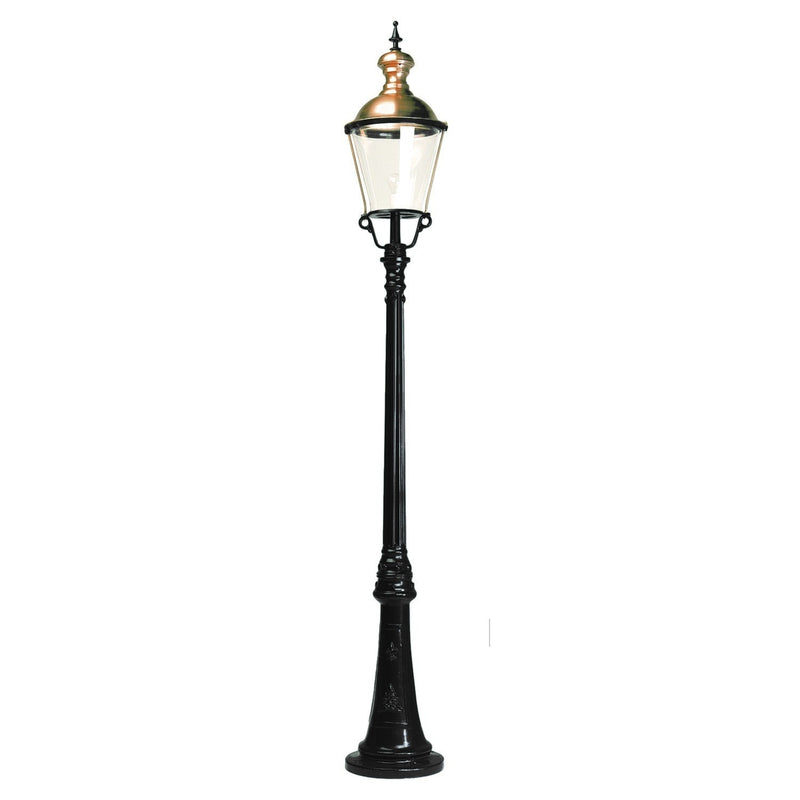 Cleveland standerlampe, m/K2a, 265 cm i sort