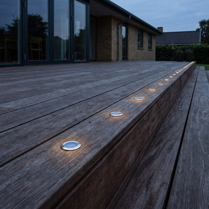 Cosmos 10 stk. lamper 0,5 W Light By Juul i brug udendørs