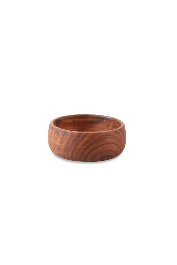 Skål Ø10 cm med træske i Sheesham wood