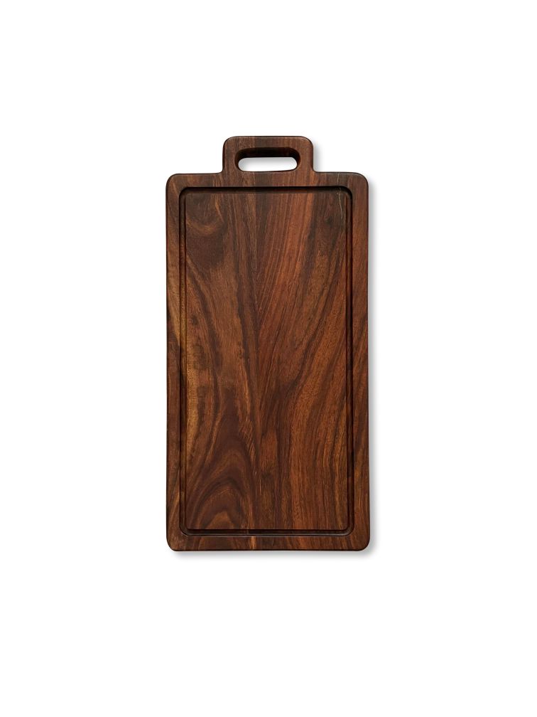 Skærebræt Board m/ saftrille 25 x 50 cm Sheesham wood