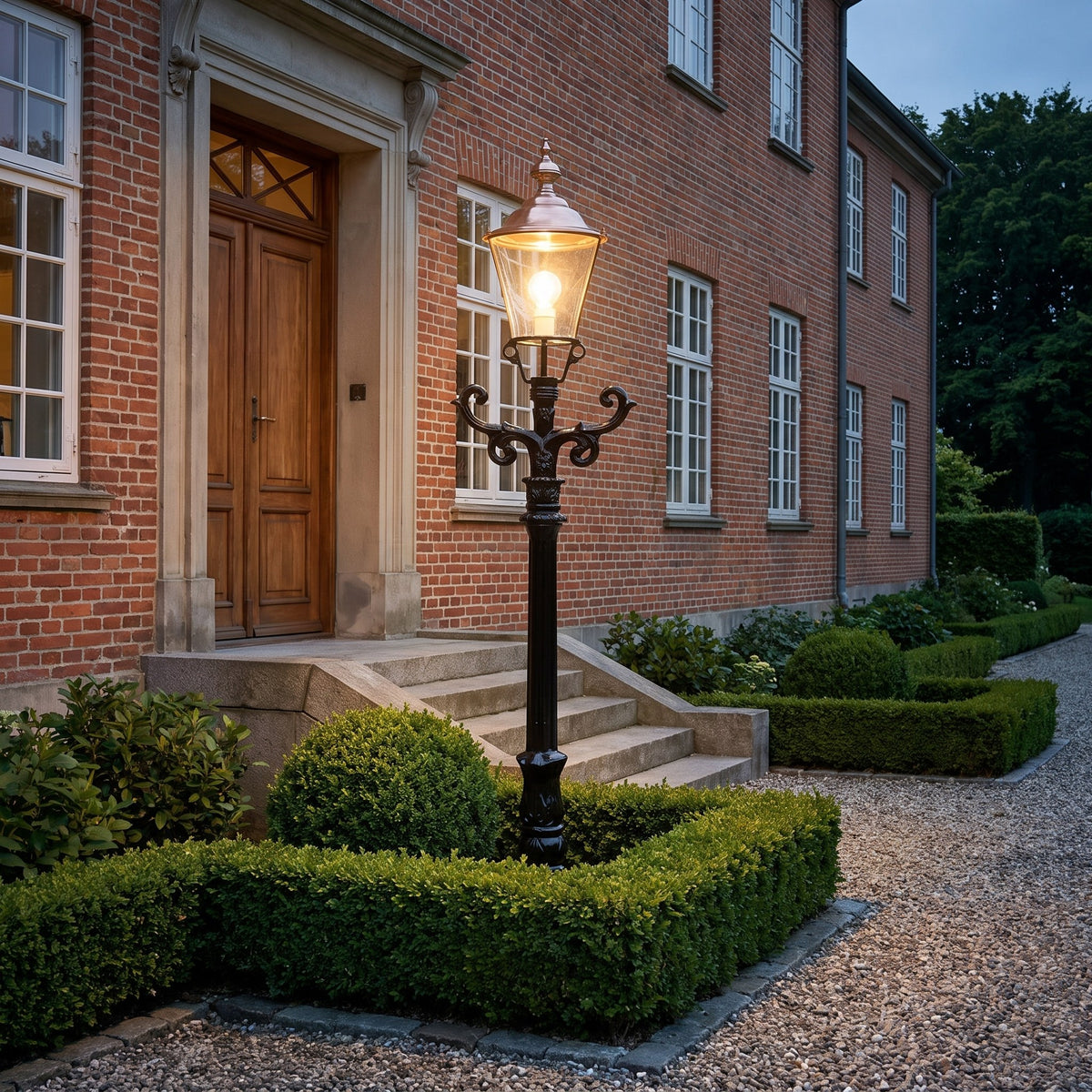 De Beemster standerlampe, m/K3b, 170 cm i brug udendørs