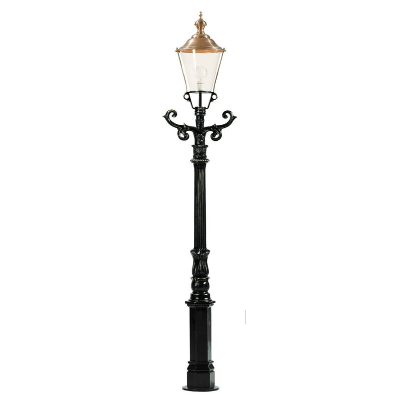 De Zaan standerlampe, m/K3b, 220 cm i sort