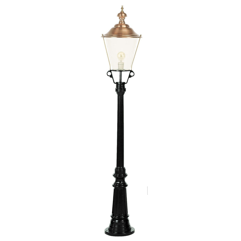 Flores standerlampe, m/ K3b, 161 cm i sort