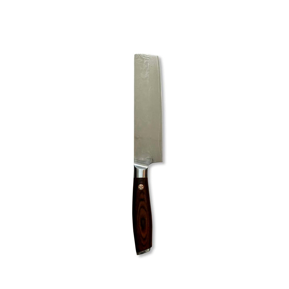 Kokkekniv m/ pakkatræ skaft 17 cm