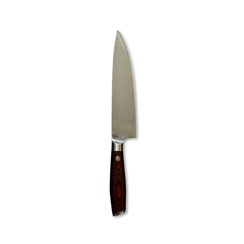 Kokkekniv m/ pakkatræ skaft 20,5 cm