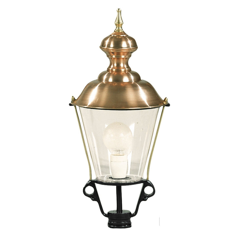 K 4, løs lampe m/ kobbertop, rund 61 cm i sort