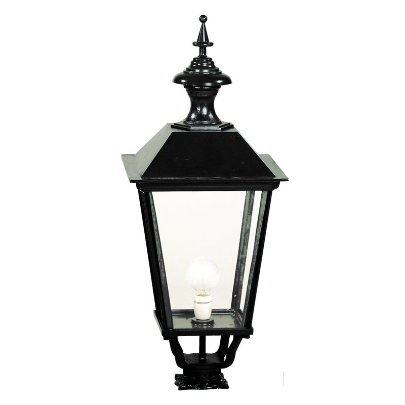 K 6 c, løs lampe, firkantet 60 cm i sort