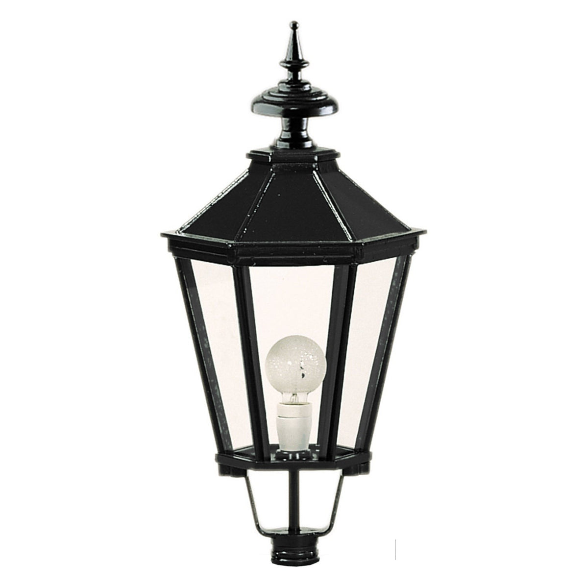 K 7 a, sekskantet, 75 cm i sort