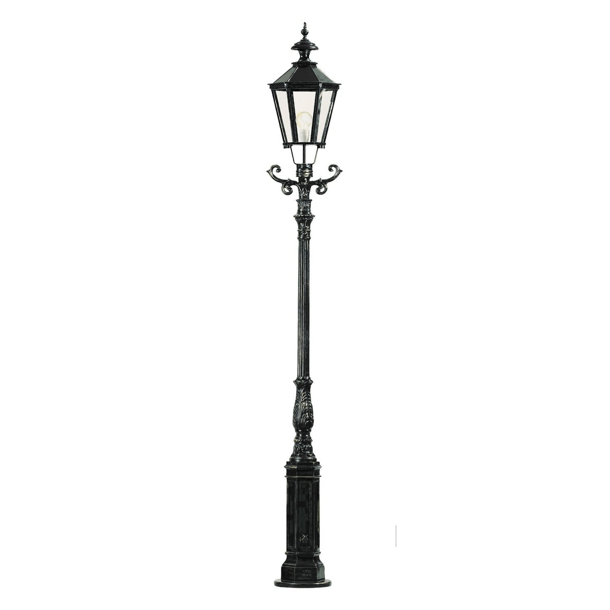 Magdeburg standerlampe m/K7a, 315 cm. i sort