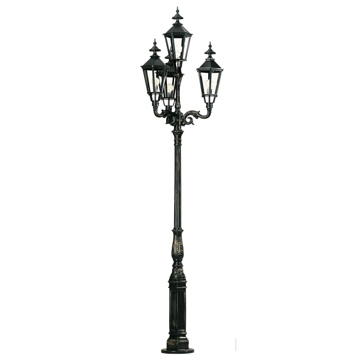 Brussel standerlampe m/4xK7b, 320 cm