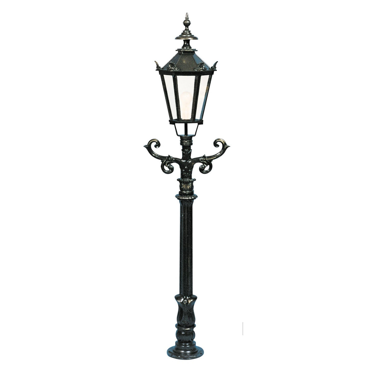 De Beets standerlampe, m/K7b, inkl. kroner, 175 cm