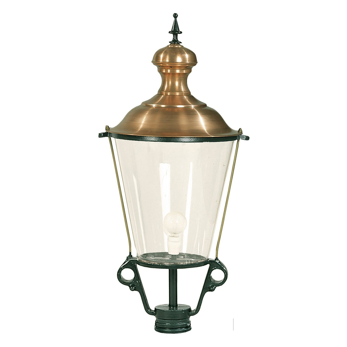 K 1, løs lampe m/ kobbertop, rund 105 cm