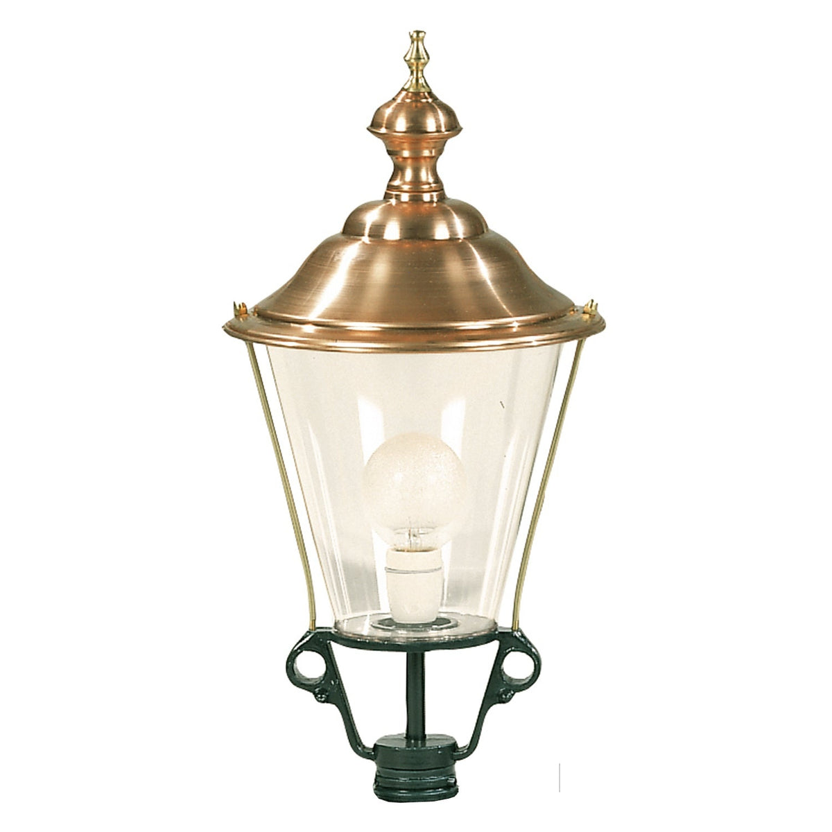 K 3 b, løs lampe m/ kobbertop, rund 63 cm