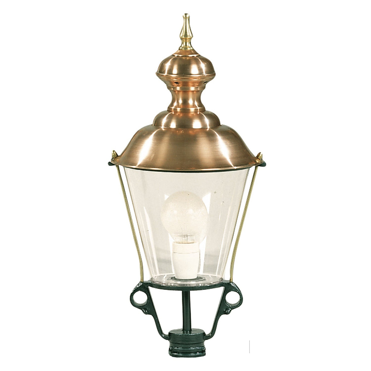 K 4, løs lampe m/ kobbertop, rund 61 cm
