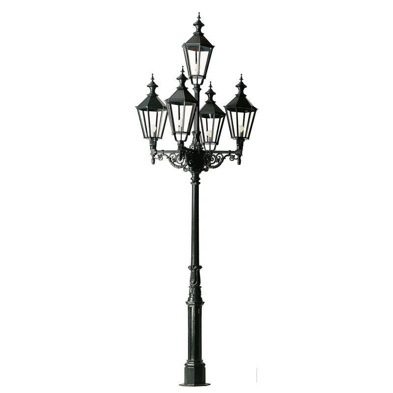London standerlampe m/5xK7, 475 cm.