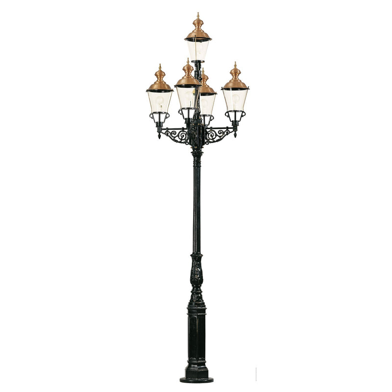 Monaco standerlampe m/5xK4, 375 cm